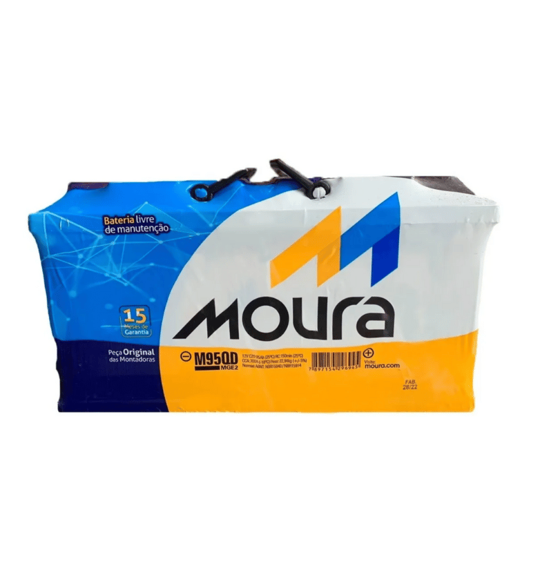 Bateria Moura 95 (M95QD) Amperes Para Carros | O Melhor Preço