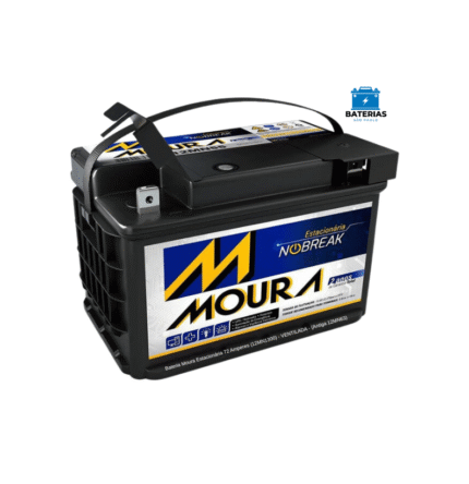 Bateria Moura Estacionária 72 Amperes (12MN1300) - VENTILADA - (Antiga 12MN63)