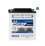 Bateria Moura Moto 12 Amperes (MV12D) - VENTILADA - Polo Direito