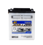 Bateria Moura Moto 12 Amperes (MV12E) - VENTILADA - Polo Esquerdo