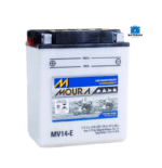 Bateria Moura Moto 14 Amperes (MV14E) - VENTILADA - Polo Esquerdo