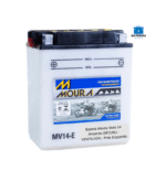 Bateria Moura Moto 14 Amperes (MV14E) - VENTILADA - Polo Esquerdo