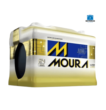 Bateria Moura Start Stop AGM 60 Amperes (MA60AD) - Polo Direito