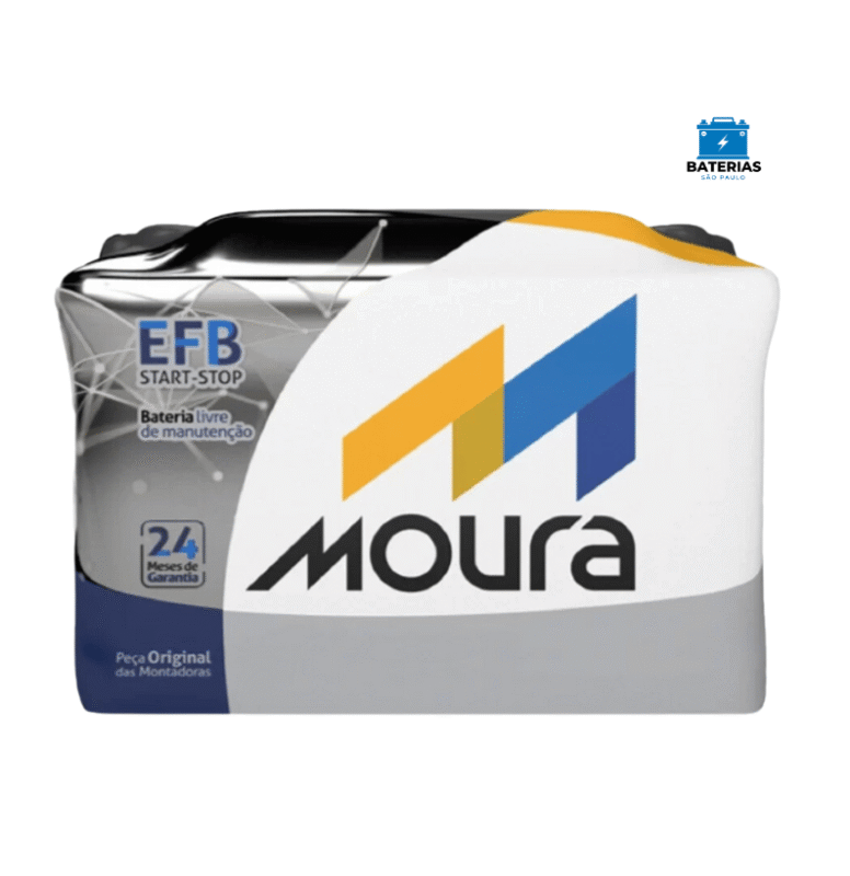 Bateria Moura Start Stop EFB 50 Amperes (MF50ED) - Polo Direito