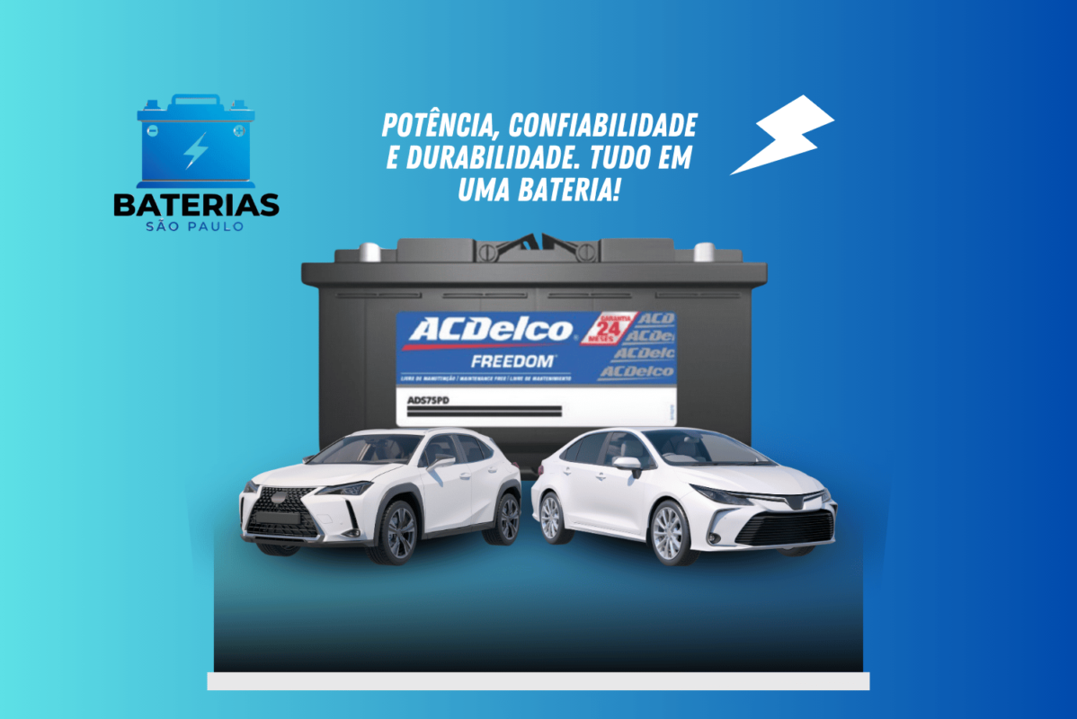 Bateria Automotiva ACDelco em Santo Amaro SP
