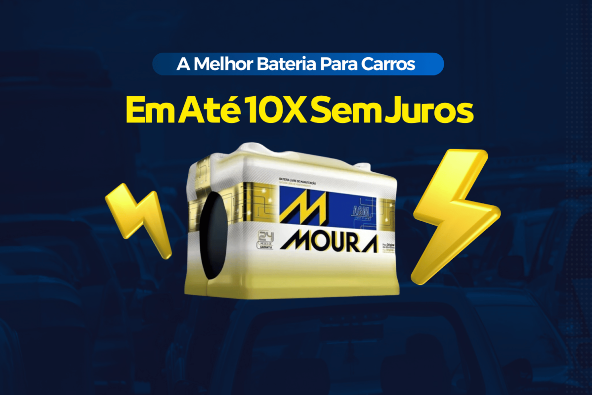 Bateria Moura 60 Amperes Para Carros em Balneario Mar Paulista