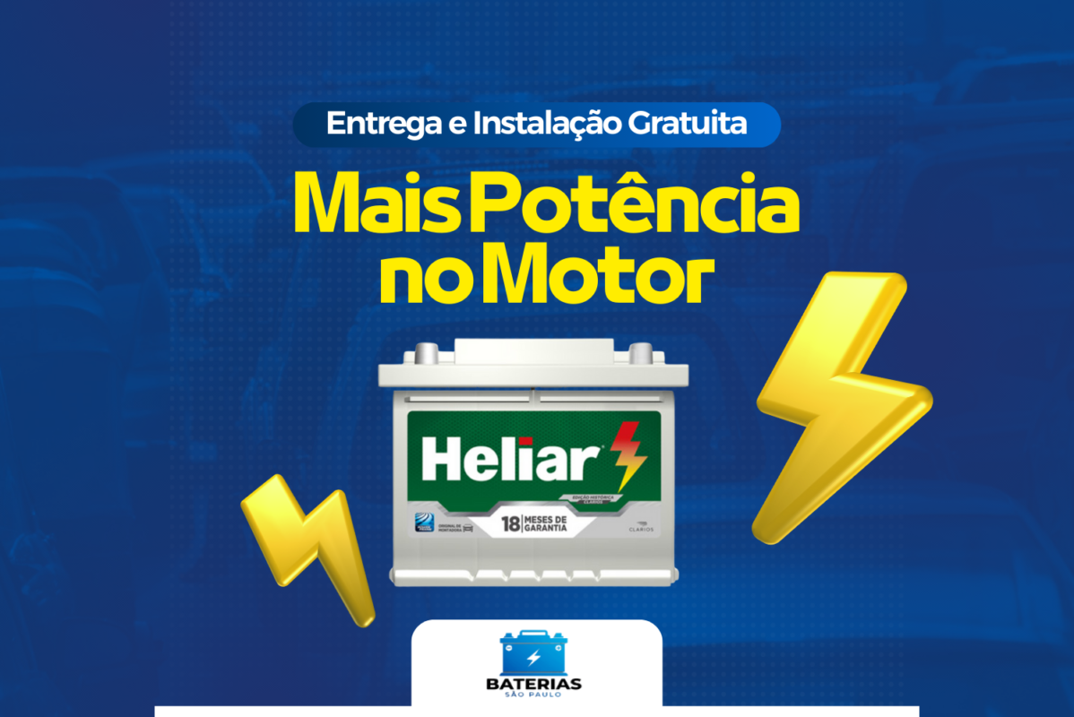 Bateria Automotiva na Vila Cruzeiro em Santo Amaro SP Baterias São Paulo