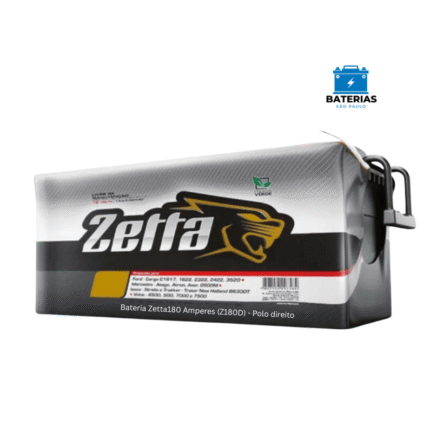 Bateria Zetta180 Amperes (Z180D) - Polo direito